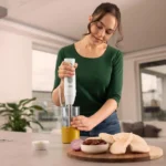 ⁦خلاط يدوي متعدد الاستخدام براون MultiQuick 5، قوة 1000 وات، 600 مل، ابيض - MQ 50201 M⁩ - الصورة ⁦4⁩