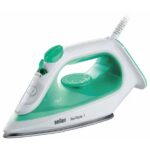 مكواة بخار براون TexStyle 1 SI، بقوة 2000 وات، 220 مل، اخضر وابيض - SI 1040 GR