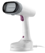 ⁦مكواة بخار محمولة براون QuickStyle 5 Portable Steam Iron، 1200 وات، 150 مل، ابيض - GS5011PU⁩ - الصورة ⁦4⁩