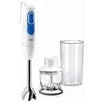 خلاط يدوي براون Minipimer MultiQuick 3، سعة 350 مل، 700 وات، ابيض - MQ3020WH Pesto