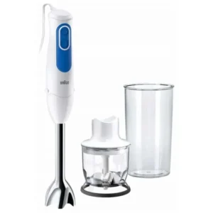 خلاط يدوي براون Minipimer MultiQuick 3، سعة 350 مل، 700 وات، ابيض - MQ3020WH Pesto
