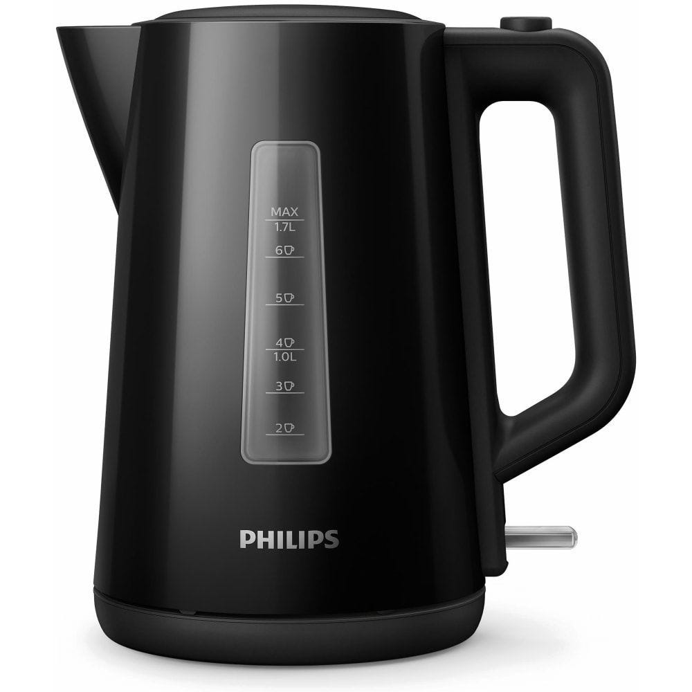 rjvahsd2aukhbexlxcei_hrz3tsbueoqqu8c9 كاتيل كهربائي فيليبس Series 3000، سعة 1.7 لتر، 2200 وات، اسود - HD9318/20 - الصورة 1