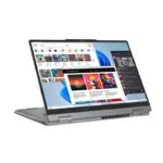 ⁦لابتوب لينوفو IdeaPad 5 2-in-1 14IRH9، بروسيسور انتل كور i7-13620H، شاشة تاتش 14 بوصة WUXGA، هارد 512 جيجابايت SSD، رام 16 جيجابايت LPDDR5X، انتل UHD جرافيكس، ويندوز 11 هوم، رمادي - 83KX0045ED⁩ - الصورة ⁦4⁩