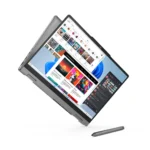 ⁦لابتوب 2 في 1 لينوفو IdeaPad 5 14IRU9، بروسيسور انتل كور 5 120U، شاشة تاتش 14 بوصة WUXGA، هارد 512 جيجابايت SSD، رام 8 جيجابايت LPDDR5X، انتل جرافيكس مدمج، ويندوز 11 هوم، رمادي - 83DT0090ED⁩ - الصورة ⁦4⁩